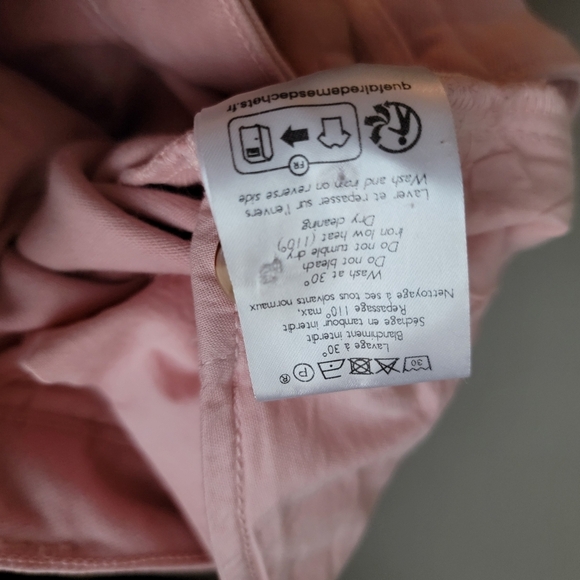 Sezane Manu Trousers in Pink size 42 NWT - Picture 12 of 12